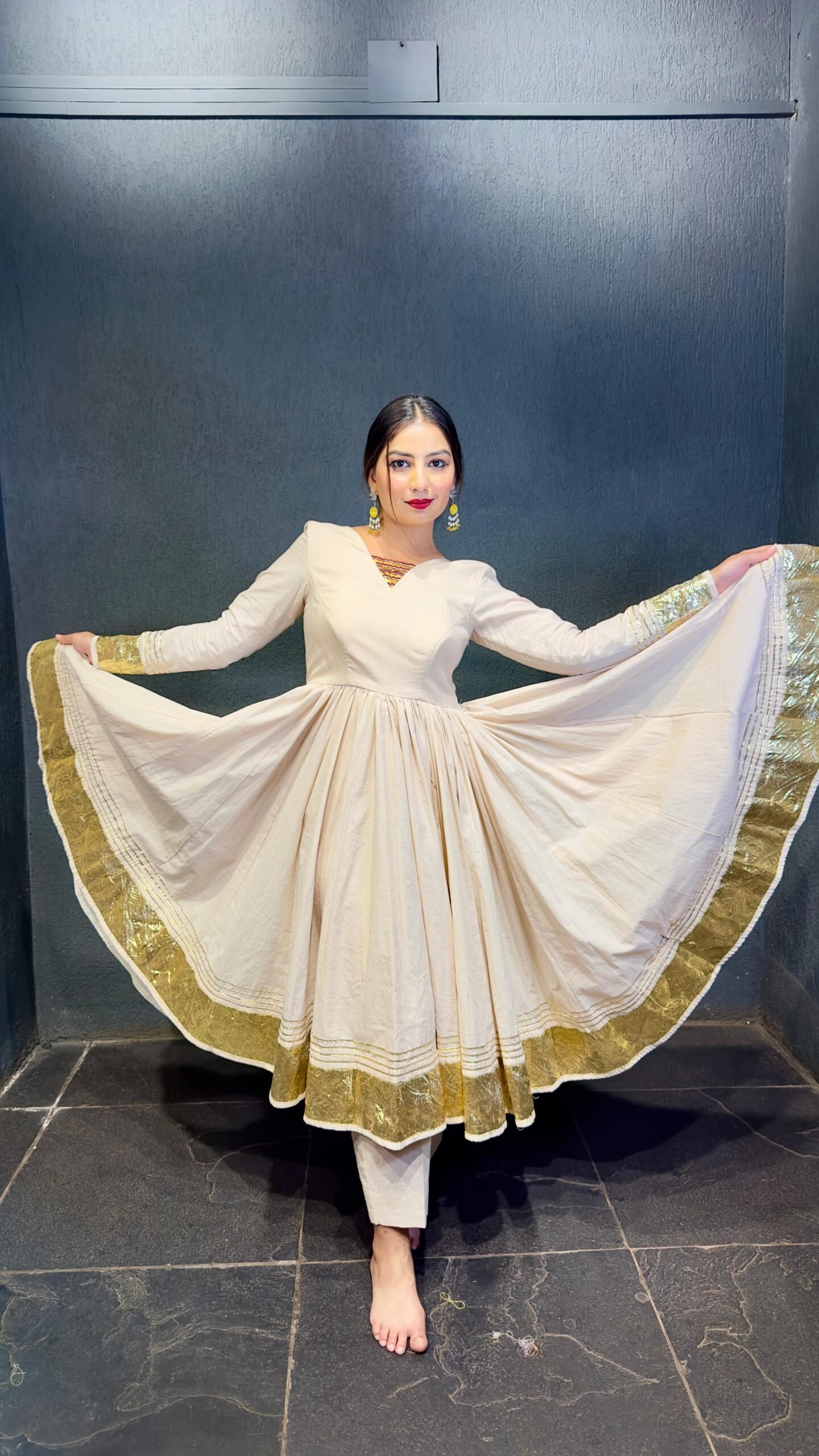 Anarkali Suit with Pants